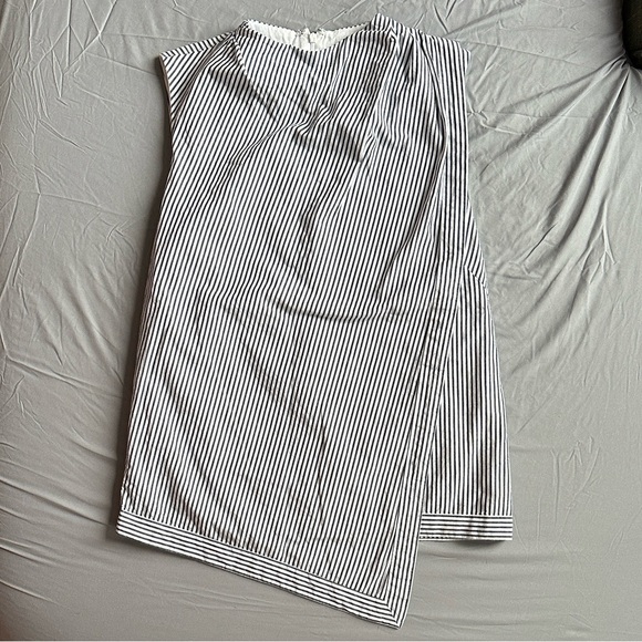 Maeve Black and White Striped Blouse - Picture 4 of 6